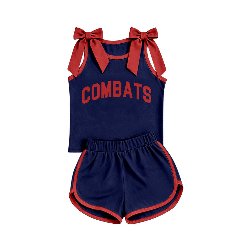 blue red COMBATS CUSTOM moq5 yoga sports Solid girl outfit  shorts  202607