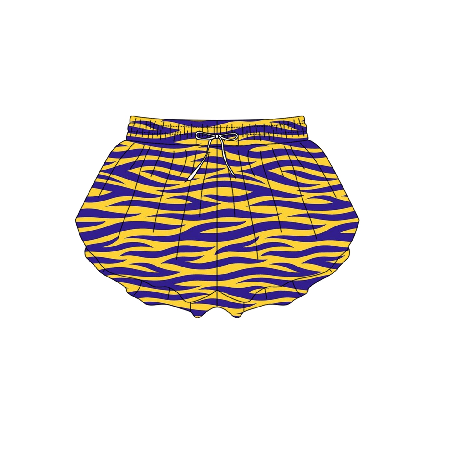 MOQ5-yoga -- Tiger CUSTOM  KIDS Girl skirt shorts