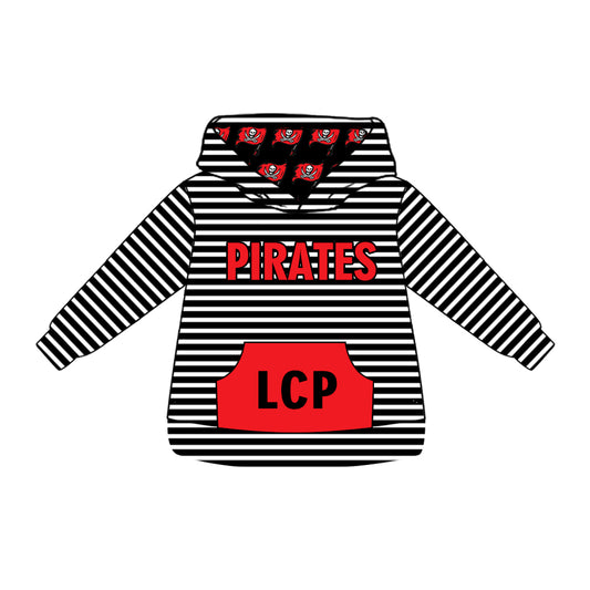 ADULT CUSTOM Pirates  hoodie pockets  MOQ5