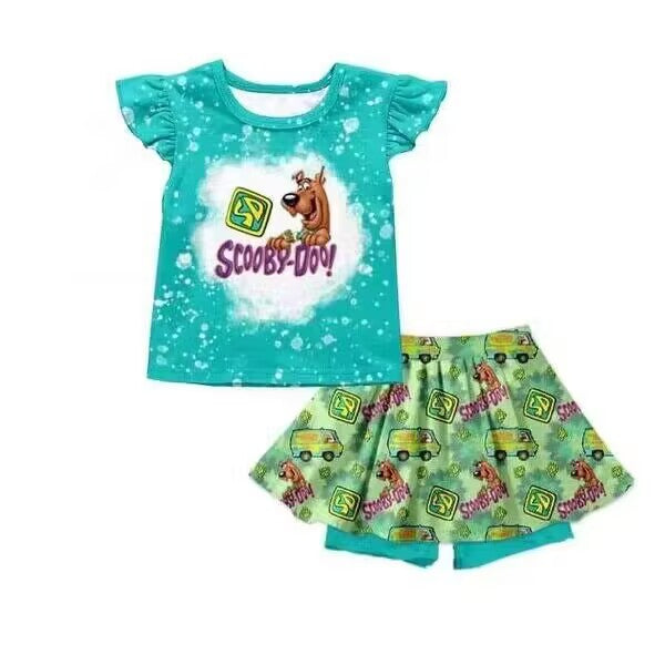 SD dog cartoon custom MOQ3 kids outfit