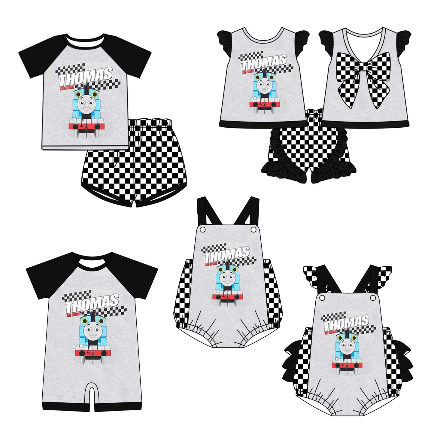 custom MOQ3 kids outfit