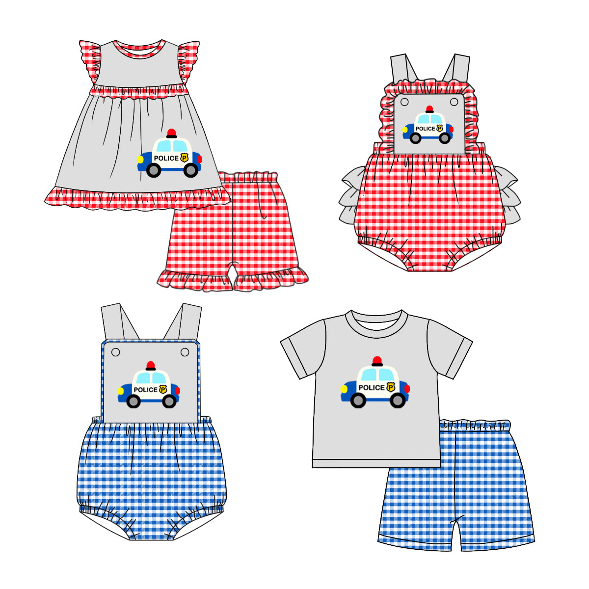 GSSO0595 preorder USA July 4th shorts summer girl outfit 202401