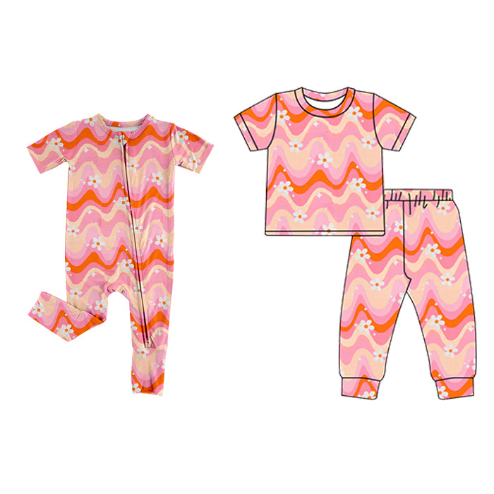 SR2066 western flowers girl romper 202410 preorder sibling