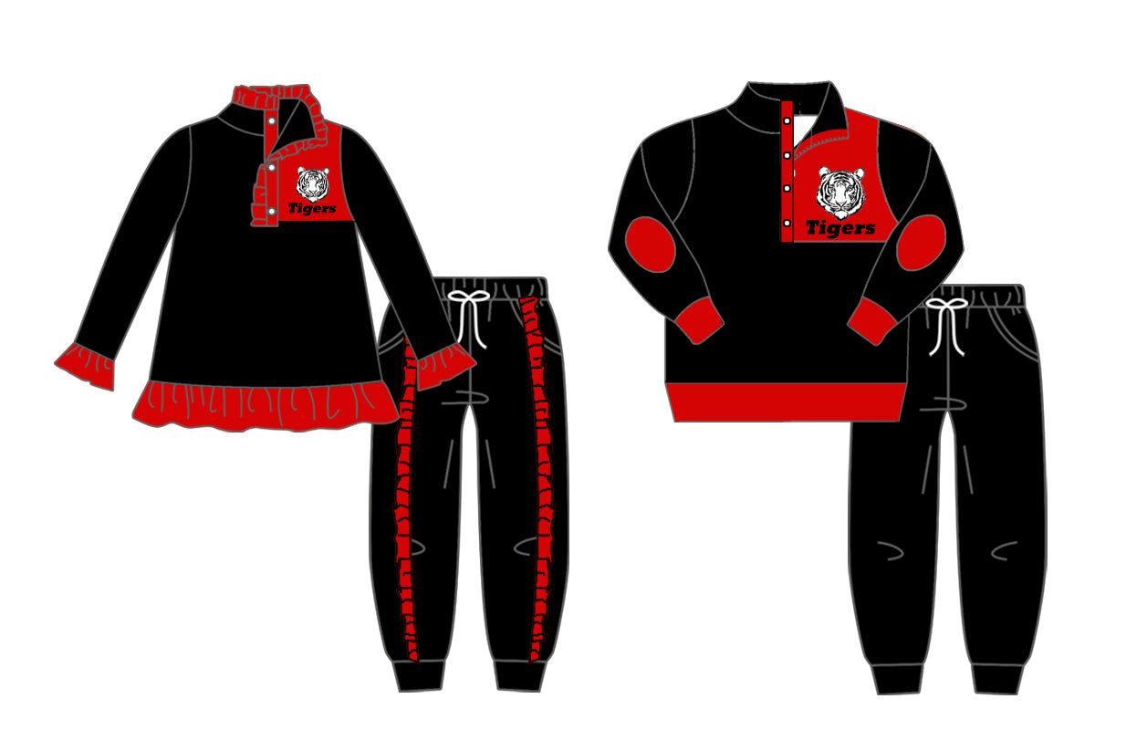 Tigers Jogger custom MOQ3 kids girl outfit