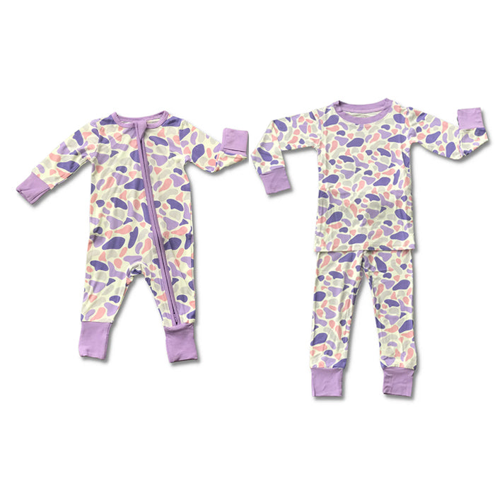 LR2099  western purple laoperd girl romper 202410 preorder sibling