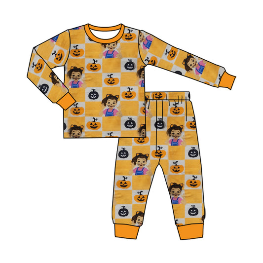 CUSTOM moq5 ms rachel halloween boy pajamas set 202508 sibling