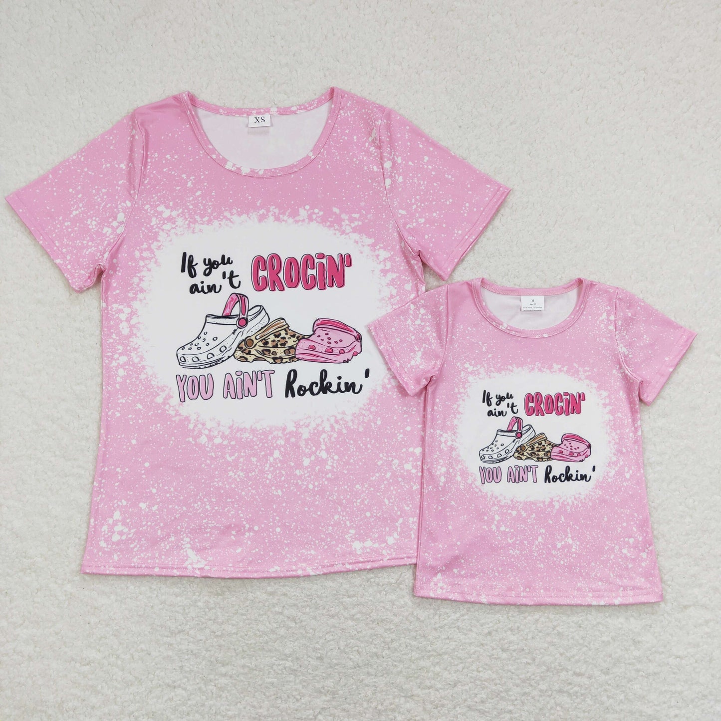 GT0443 slipper top tee girl MAMA & GIRL t-shirt  202401 RTS