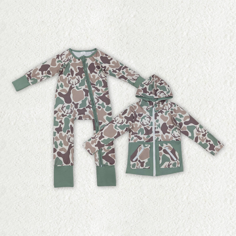 BT1335 western long sleeve boy top coat camo pullover 202509 RTS