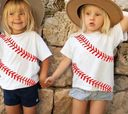 baseball CUSTOM top kids clothes MOQ:3