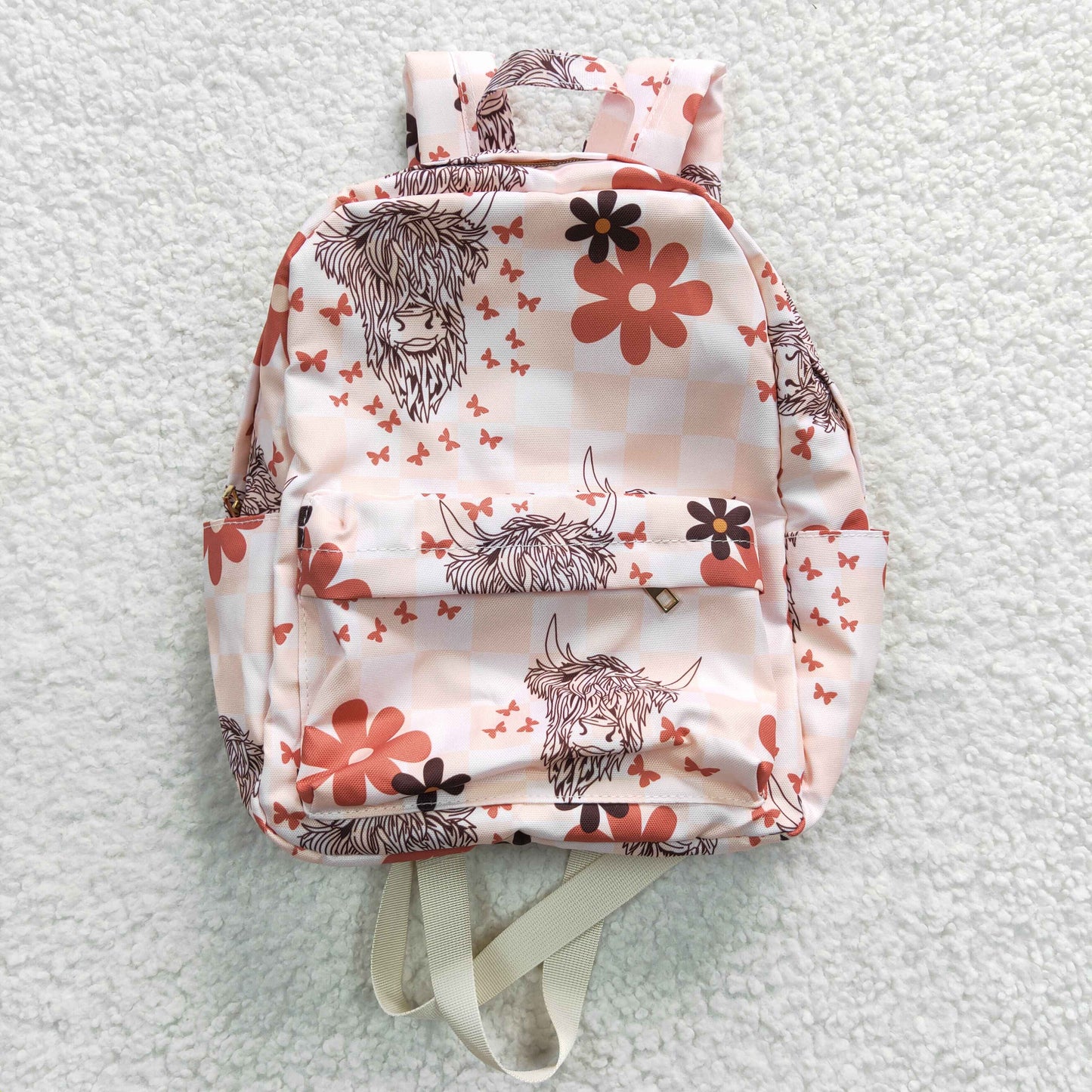 BA0074 10*13.9*4 inches western flowers backpack bag 20230520 RTS