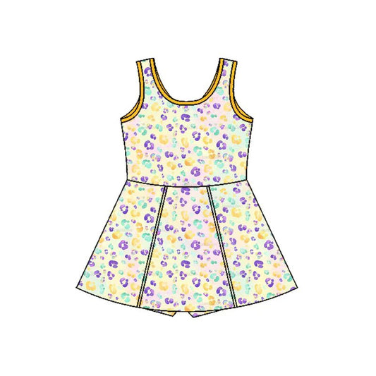 CUSTOM MOQ8  YOGA Mardi Gras girl  dress 202509