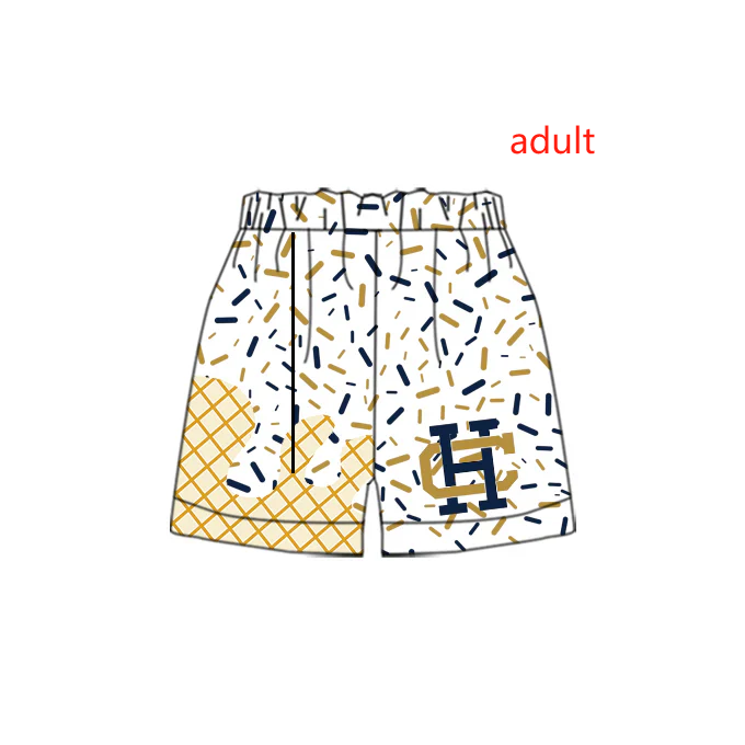 adult custom shorts MOQ 3