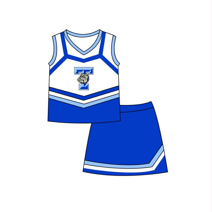 T BULLDOG CUSTOM football  MOQ3  kids outfit Skirt