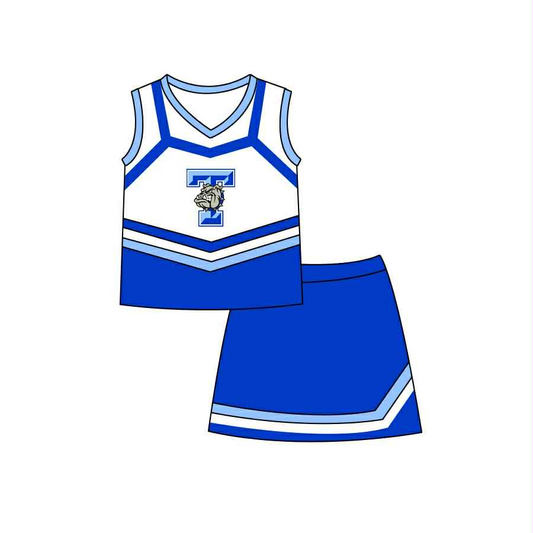 T BULLDOG CUSTOM football  MOQ3  kids outfit Skirt