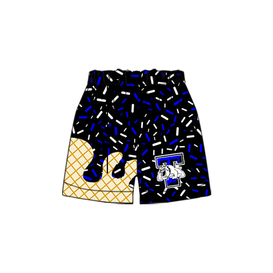 MOQ3 T logo CUSTOM  KIDS shorts 202503