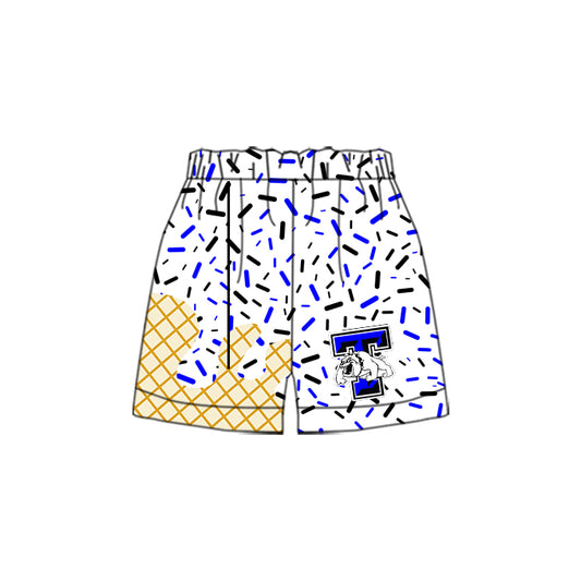 MOQ3 T logo CUSTOM  KIDS shorts 202503