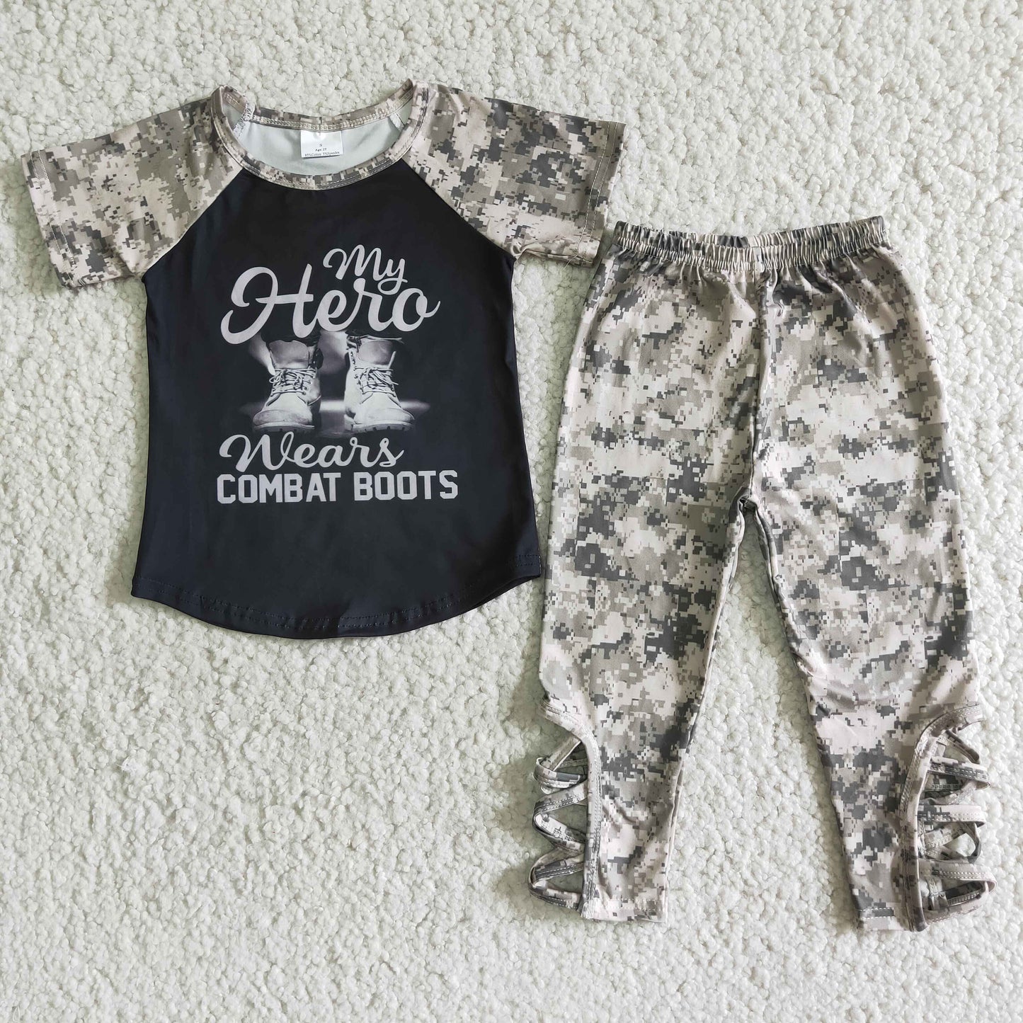 Promotion B11-24 camo boots girl outfit RTS 202402