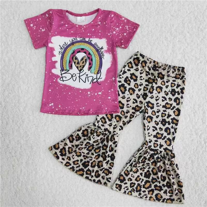 promotion B15-23 RTS love leopard rainbow girl outfit