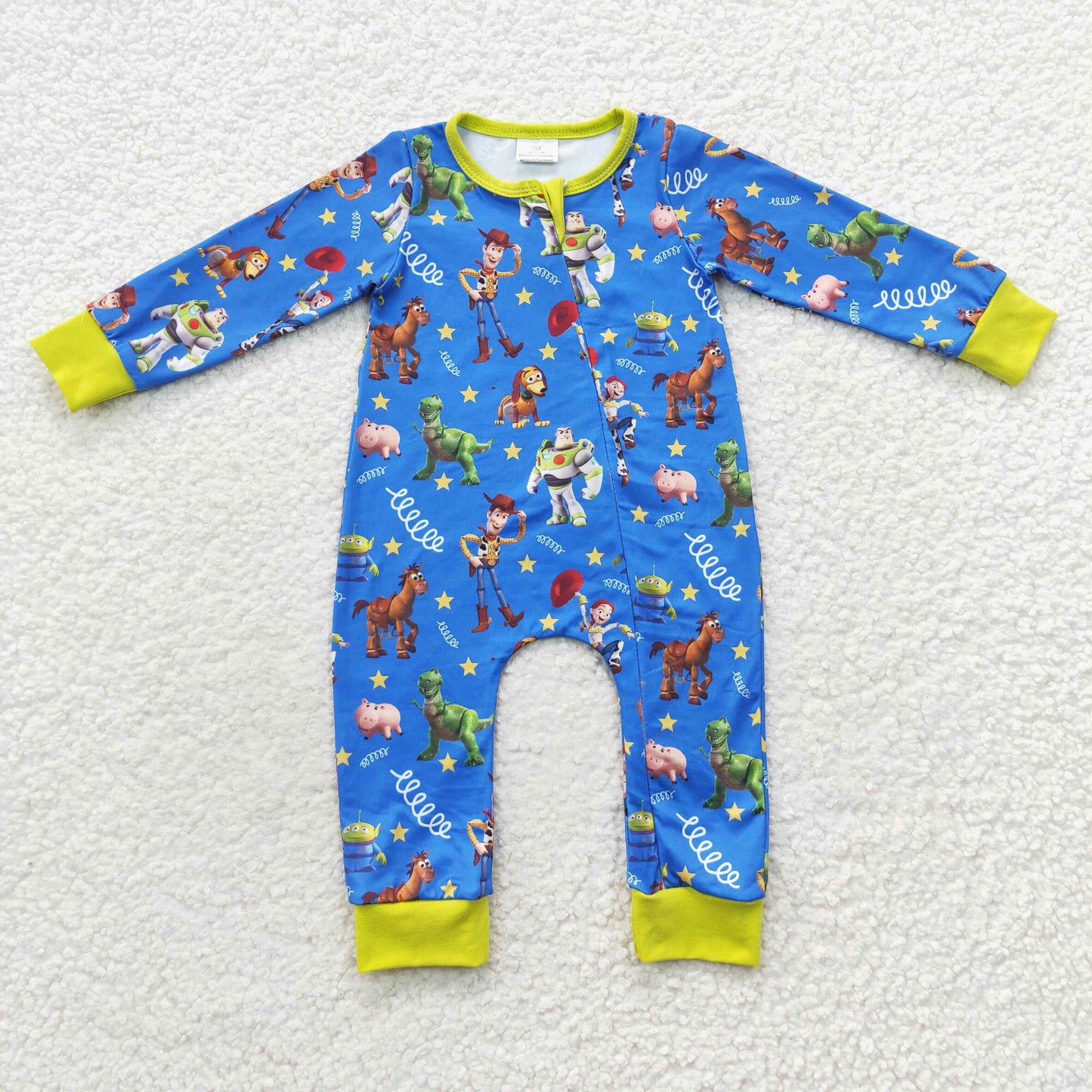 LR0484 cartoon story long sleeve boy romper 20230724 RTS