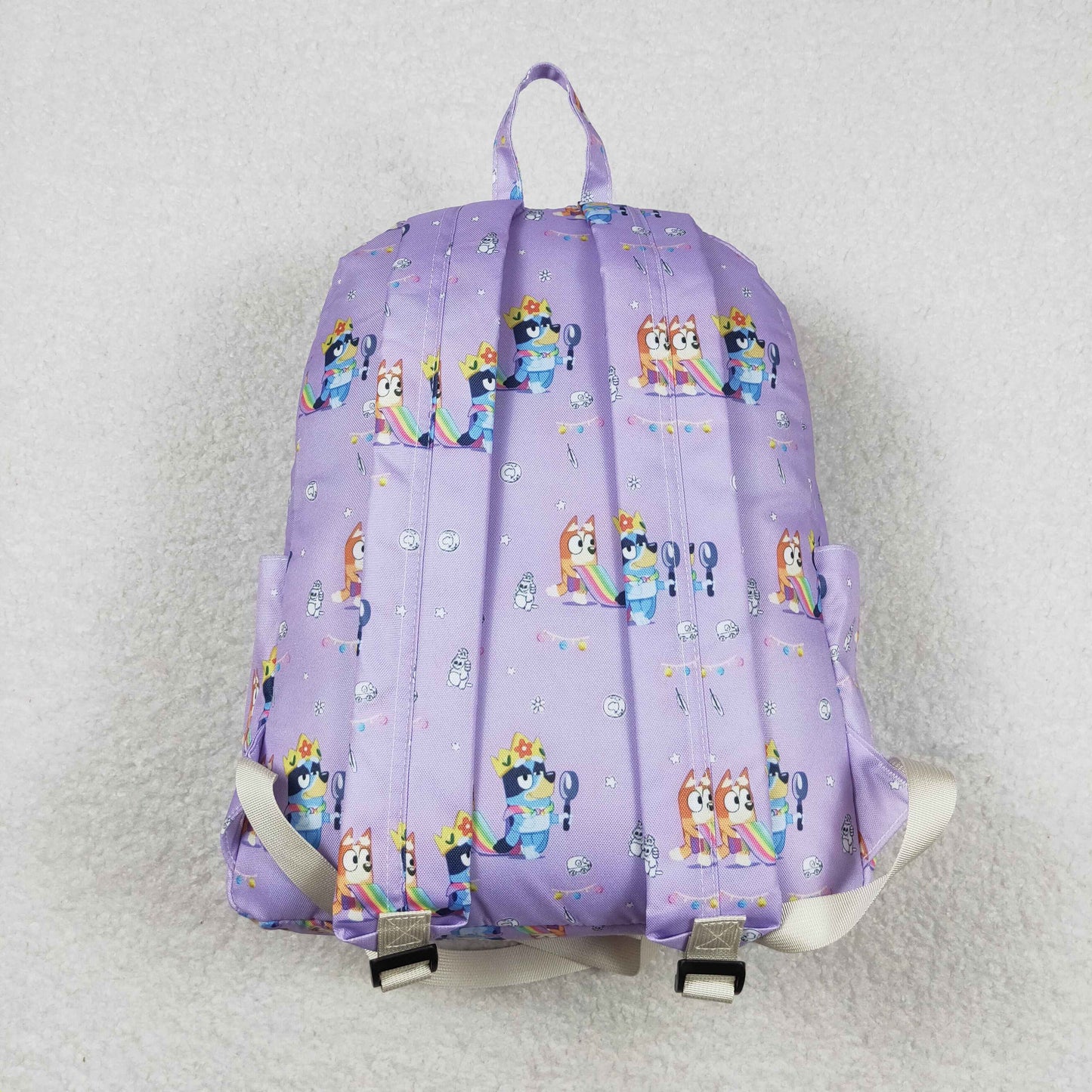 BA0058 cartoon blue dog backpack bag 202405 RTS 10*13.9*4 inches