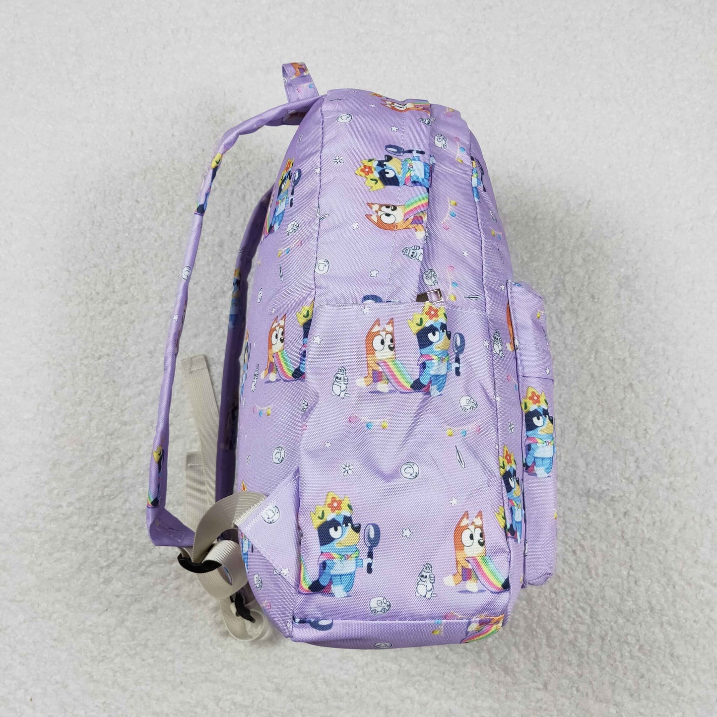 BA0058 cartoon blue dog backpack bag 202405 RTS 10*13.9*4 inches