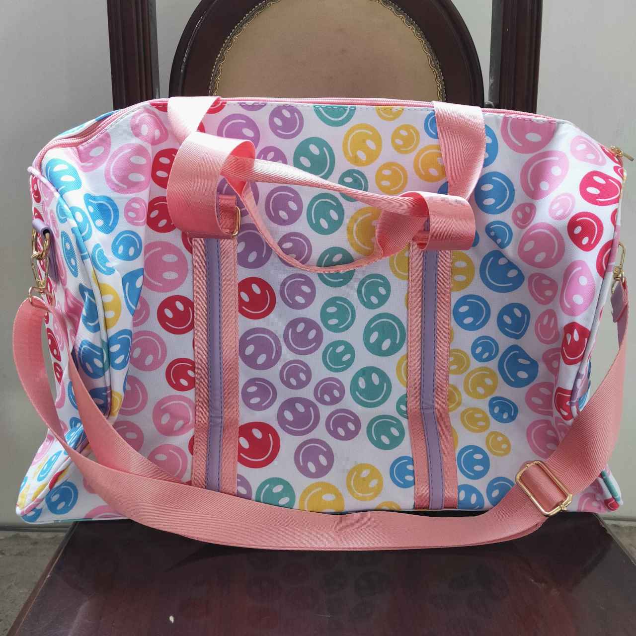 BA0068 western smile face bag RTS 7.4*10.6*18.8 inches 20230516