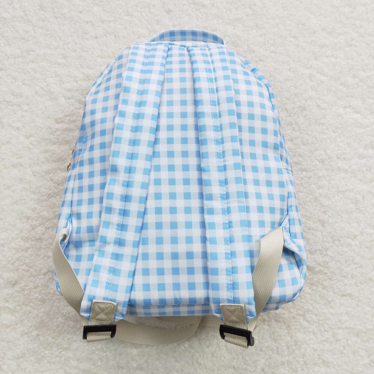 BA0087 western blue plaid backpack bag 20230617 RTS10*13.9*4 inches