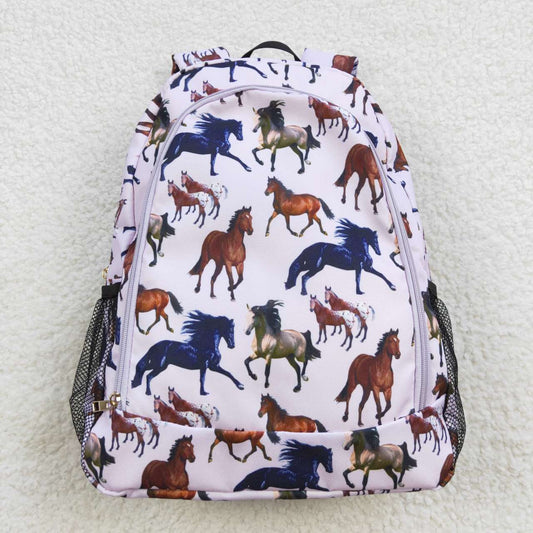 BA0124 RTS 10*13.9*4 inches western horse backpack cartoon bag 202406