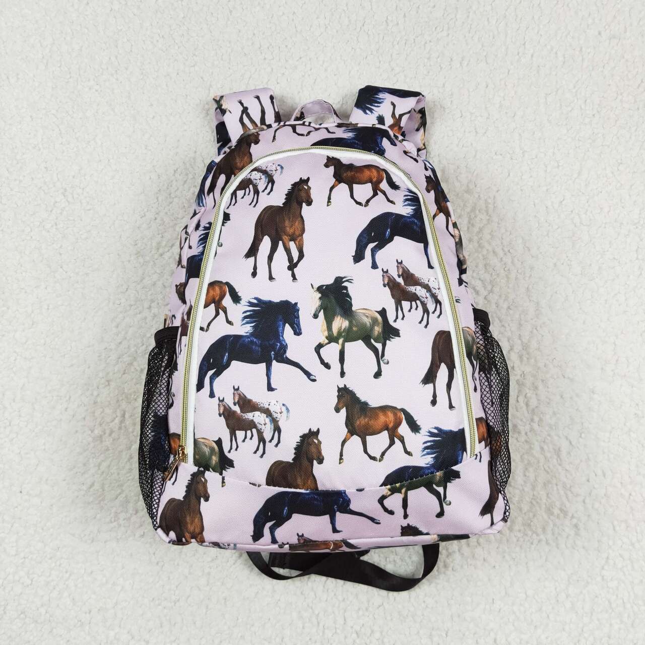 BA0124 RTS 10*13.9*4 inches western horse backpack cartoon bag 202406