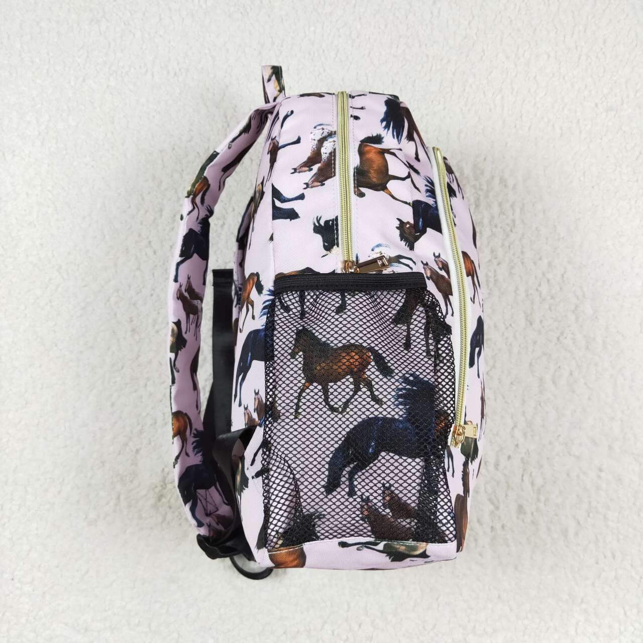 BA0124 RTS 10*13.9*4 inches western horse backpack cartoon bag 202406