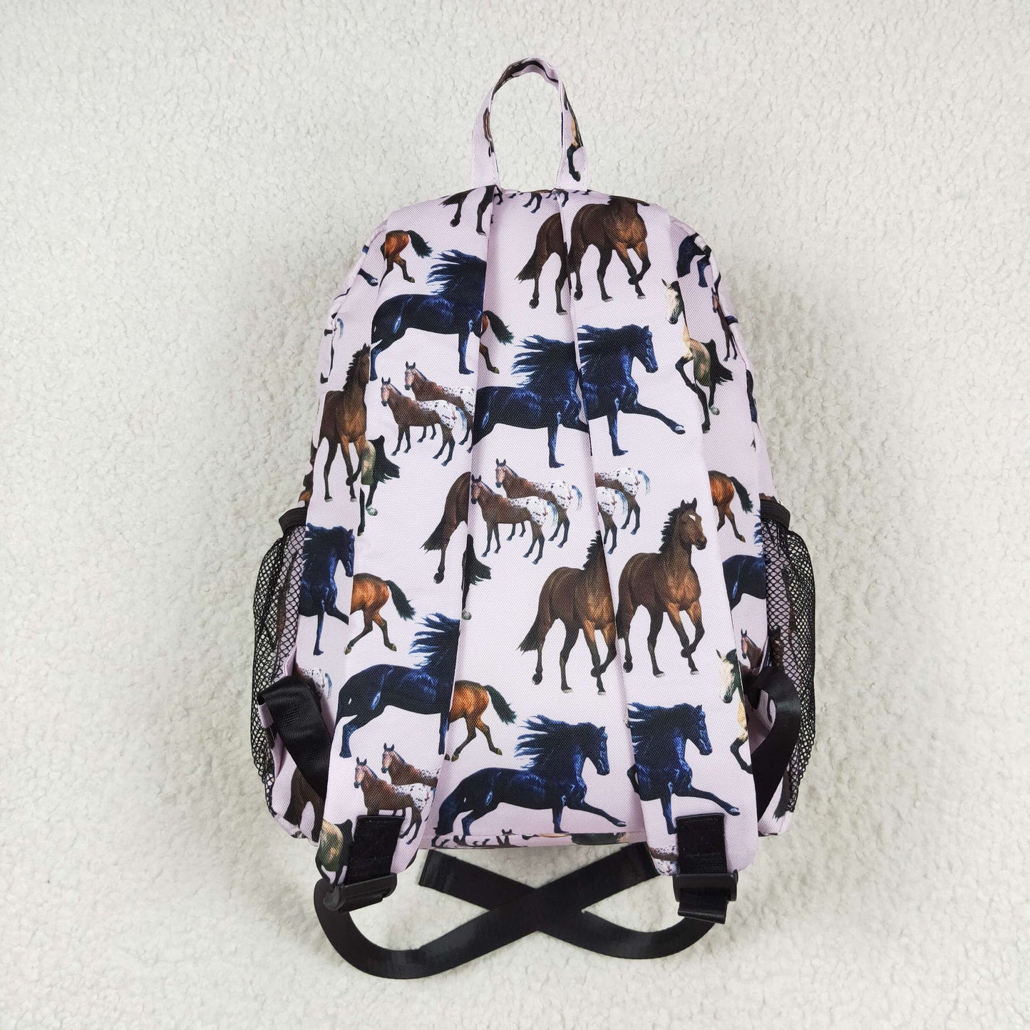 BA0124 RTS 10*13.9*4 inches western horse backpack cartoon bag 202406