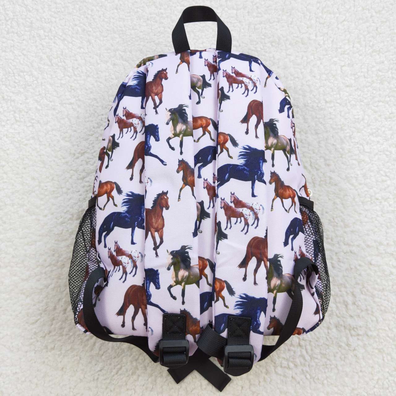 BA0124 RTS 10*13.9*4 inches western horse backpack cartoon bag 202406