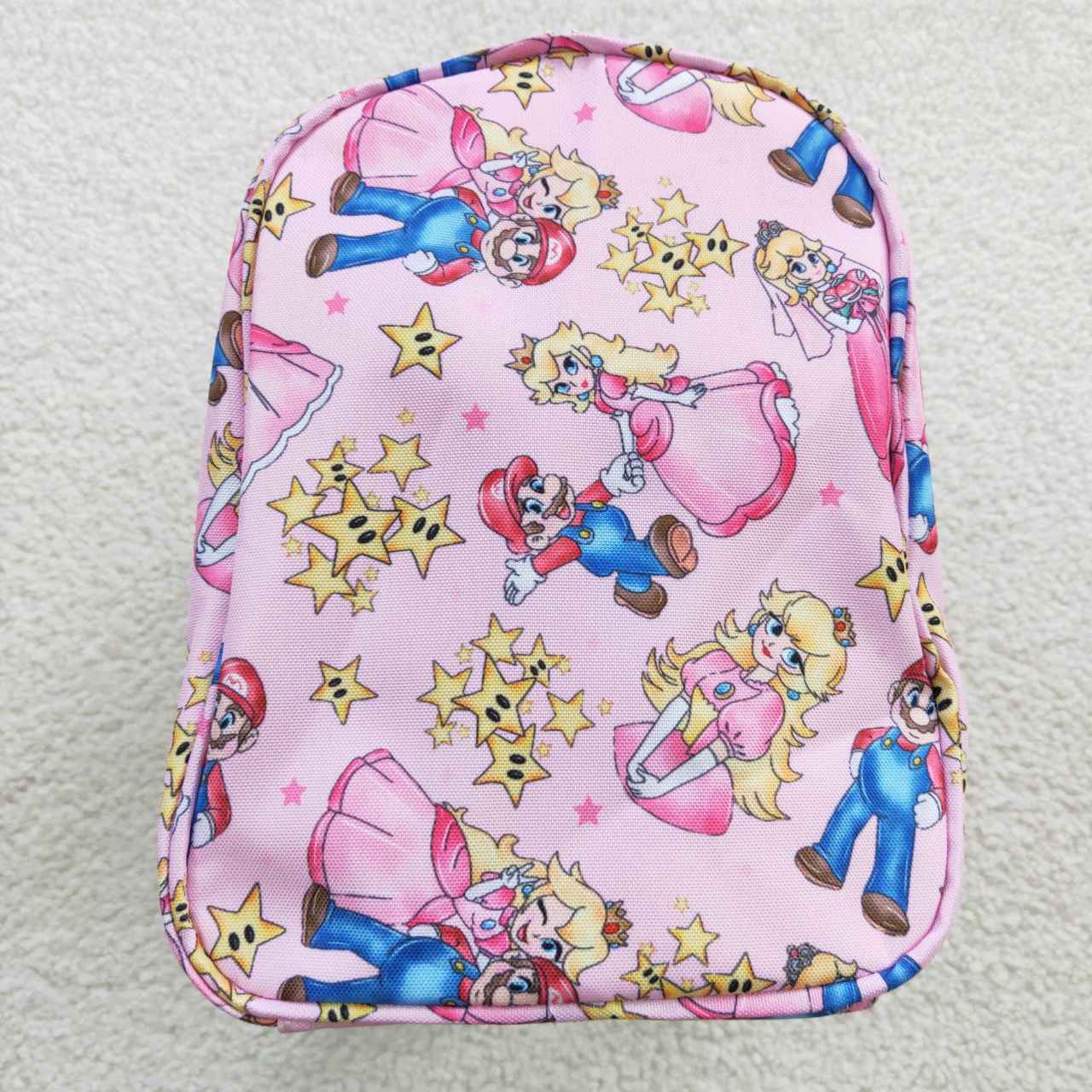 BA0130  canvas mario princess duffle bags 18.5*11.2*7.9 inches hold-all bag  RTS 20230810 RTS