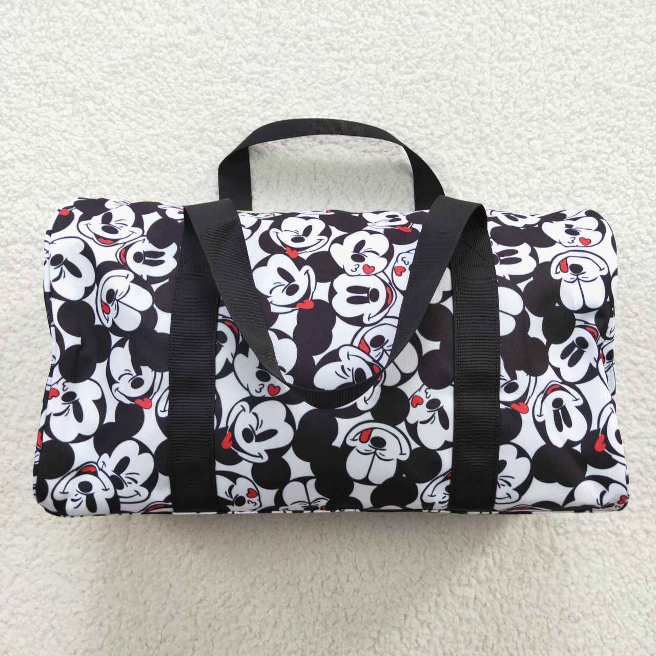 BA0132 canvas cartoon mouse duffle bags 18.5*11.2*7.9 inches hold-all bag  RTS 20230810 RTS