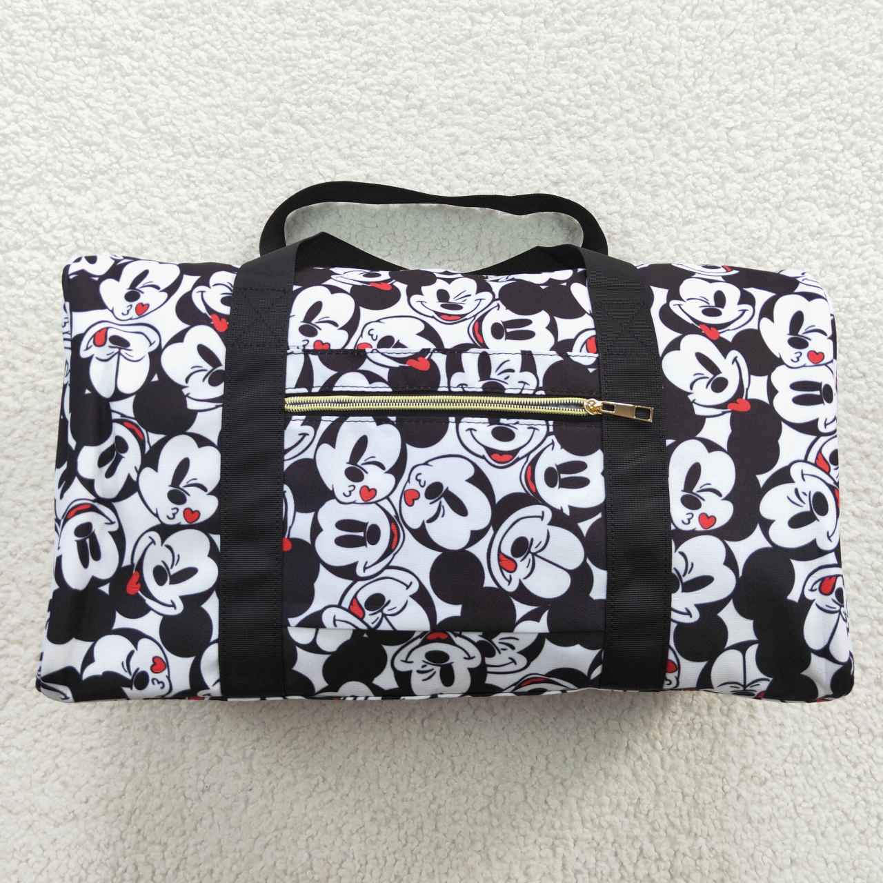 BA0132 canvas cartoon mouse duffle bags 18.5*11.2*7.9 inches hold-all bag  RTS 20230810 RTS