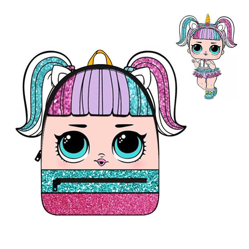 BA0133 Backpack wing girl lol bag 13*12.5*10*5 inches RTS  20230925