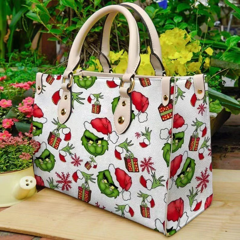 BA0144 handbag Christmas grinch 13.5*6*10inches bag RTS