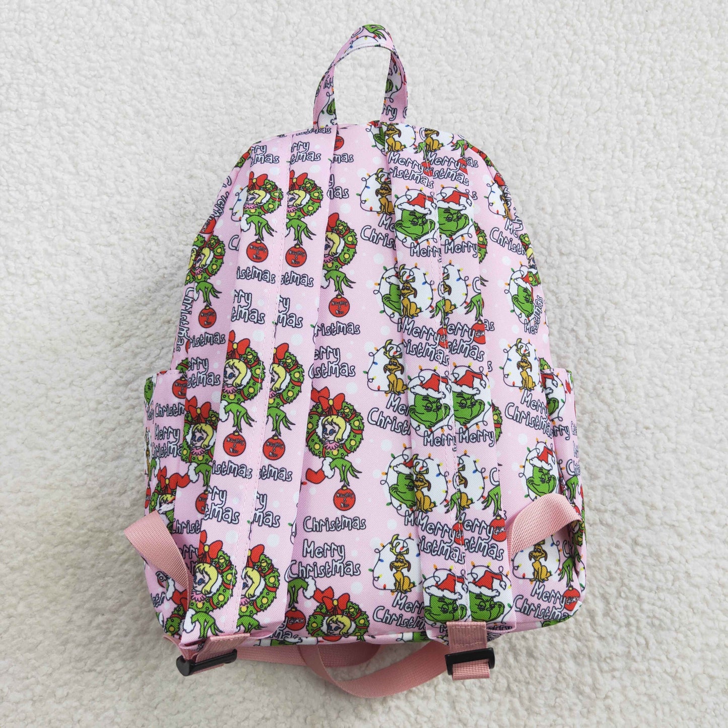 BA0148 10*13.9*4 inches western grinch Christmas backpack bag 20230911 RTS BA0148