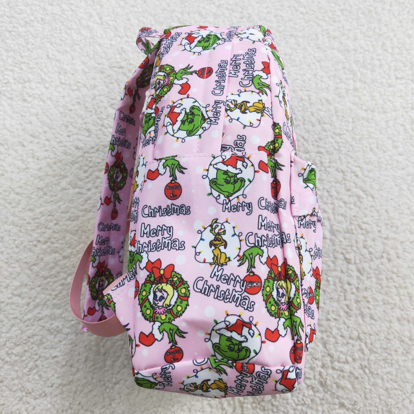 BA0148 10*13.9*4 inches western grinch Christmas backpack bag 20230911 RTS BA0148