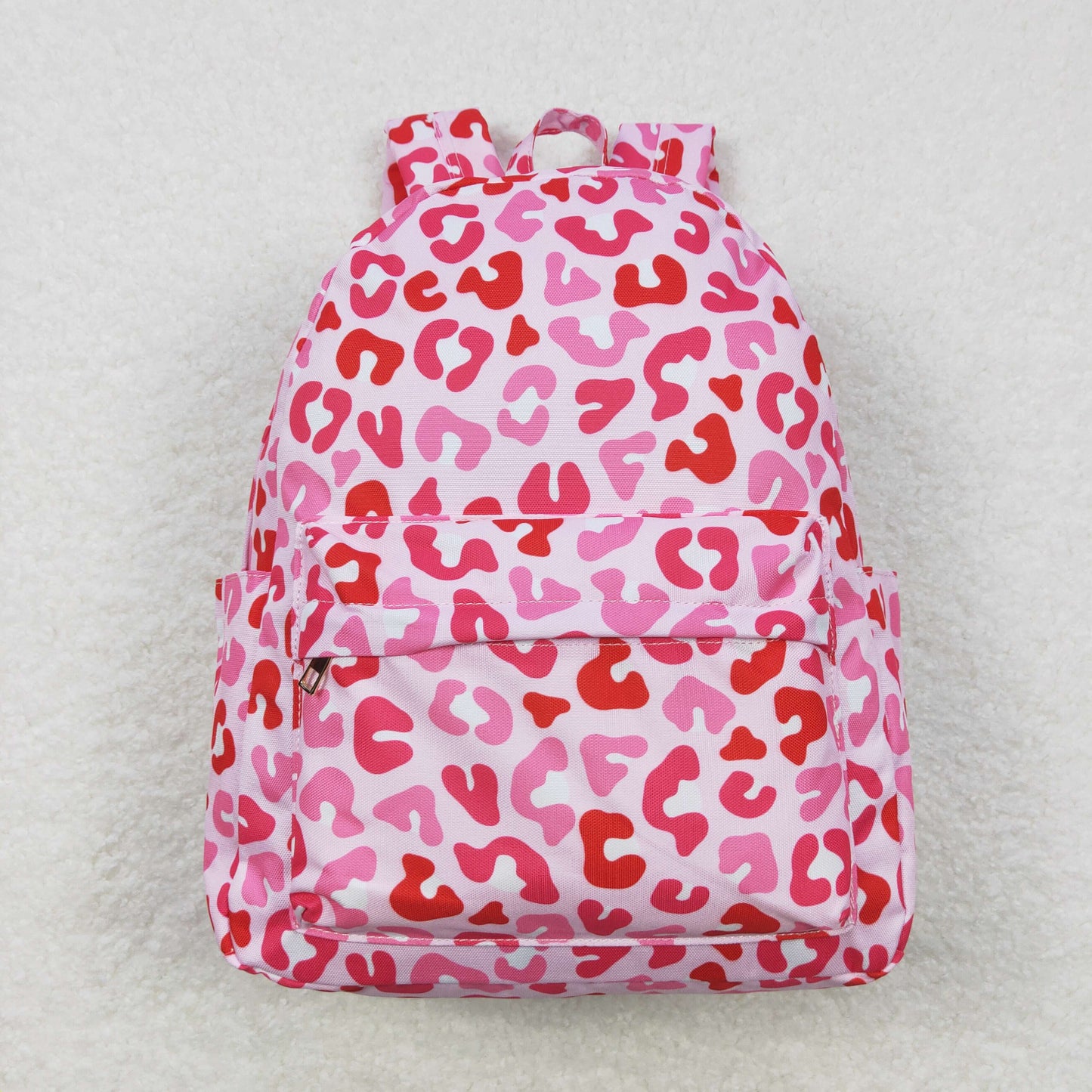 BA0150 10*13.9*4 inches western hot pink leopard backpack bag 202405 RTS