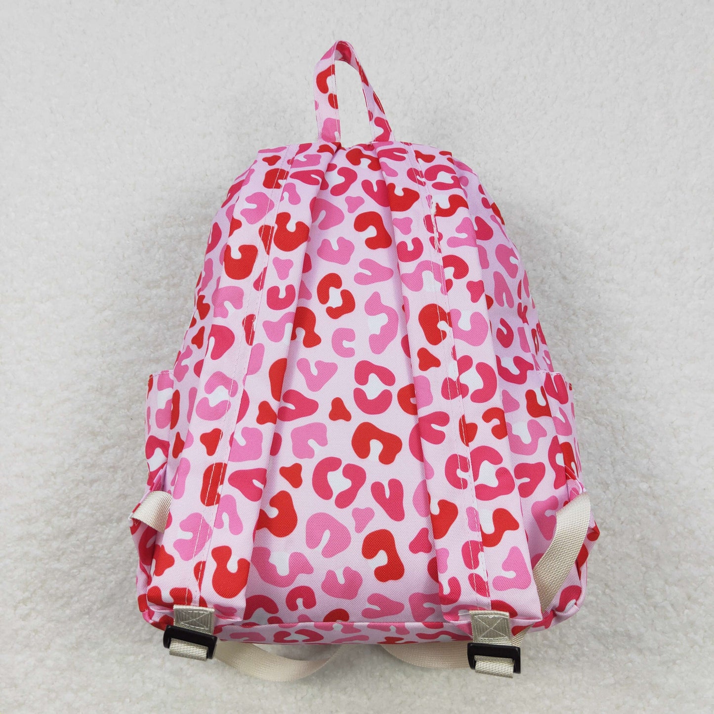 BA0150 10*13.9*4 inches western hot pink leopard backpack bag 202405 RTS