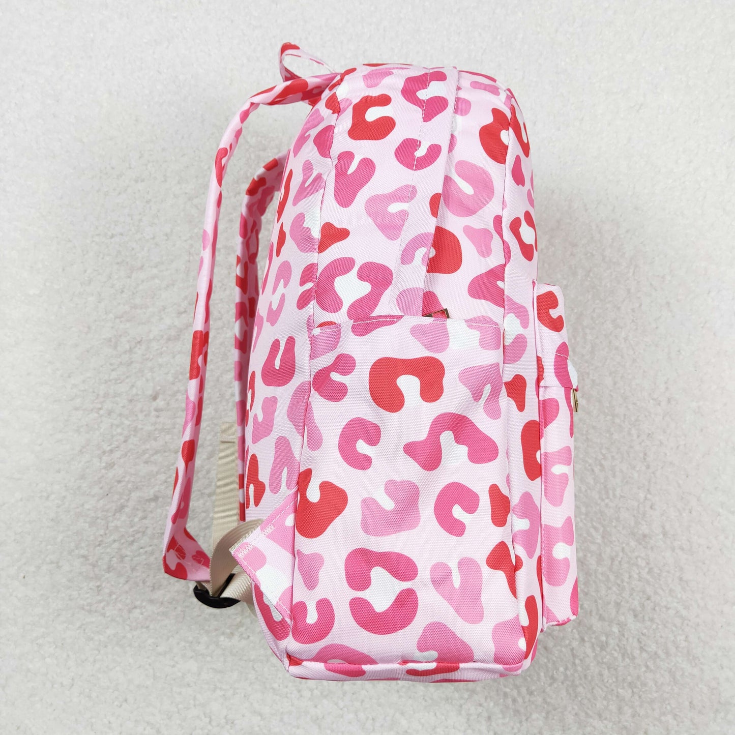 BA0150 10*13.9*4 inches western hot pink leopard backpack bag 202405 RTS