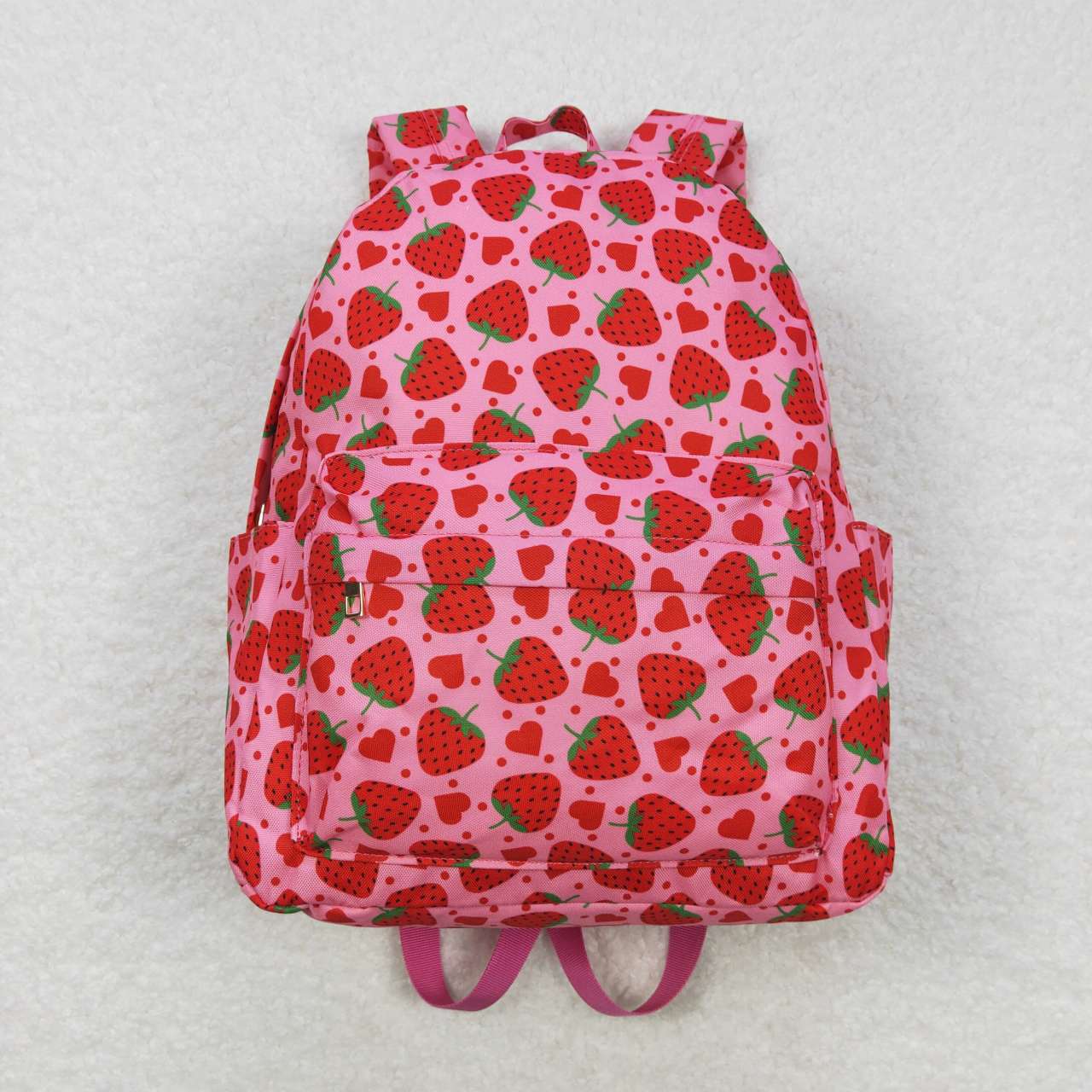 BA0152 10*13.9*4 inches western strawberry backpack bag 20231024 RTS