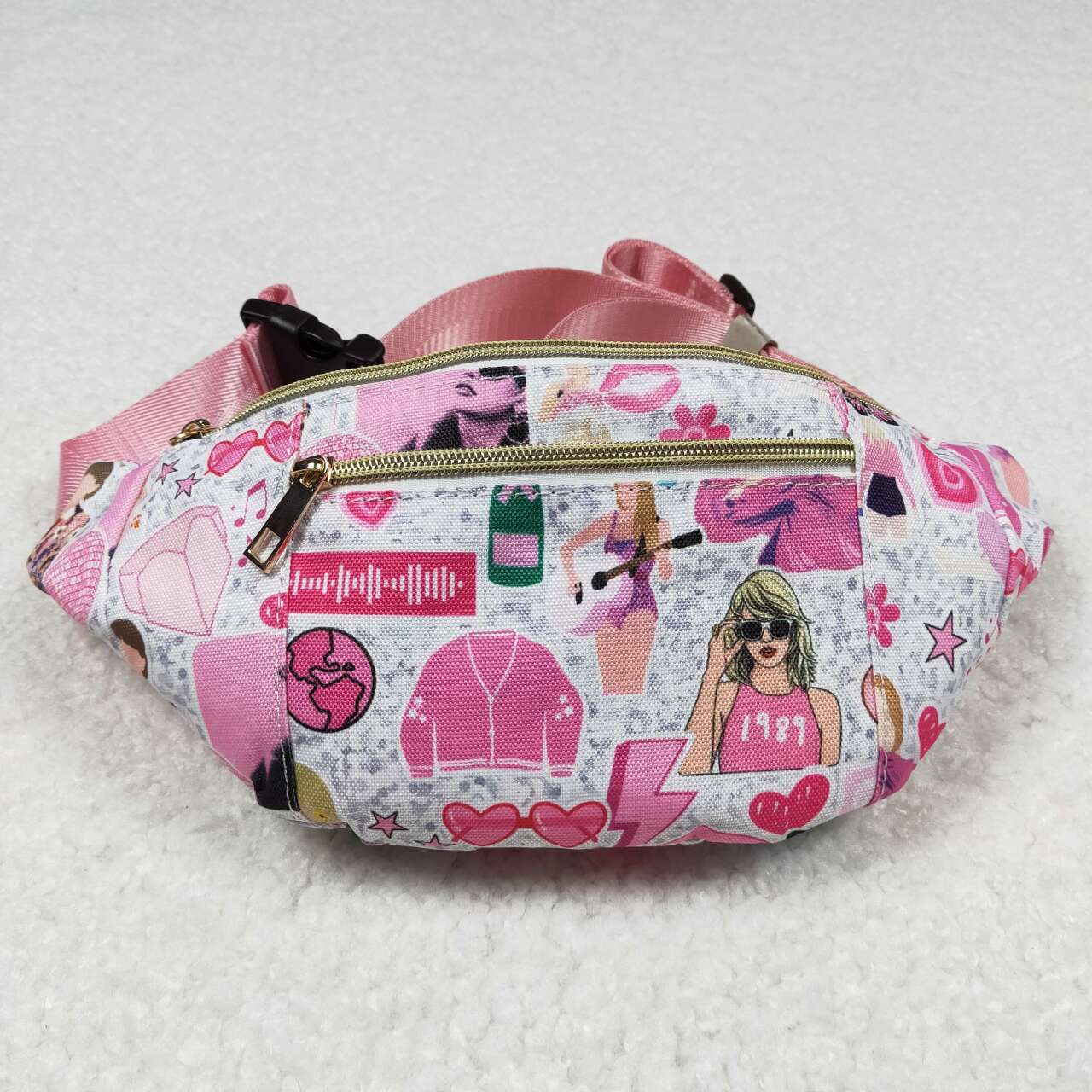 BA0165 TS the Fanny pack 13*5.7*3 inches Waist Bag 1989 guitar  rts 202403