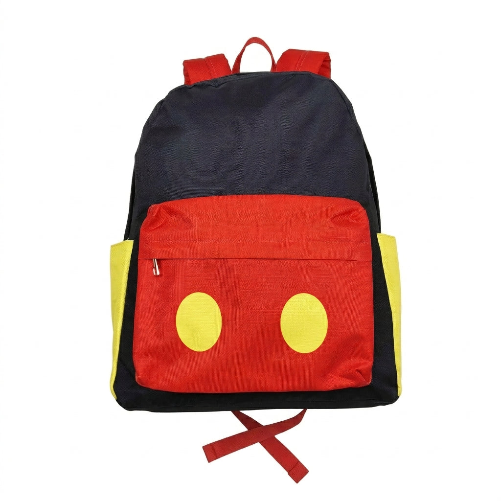 NO MOQ RTS BA0184(3) Kids Backpack Cartoon Mouse Ear Color Block Print Toddler School Bag 202610