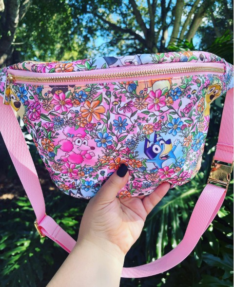 BA0190 preorder TS the Fanny pack 13*5.7*3 inches Waist Bag 202403 bluey dog