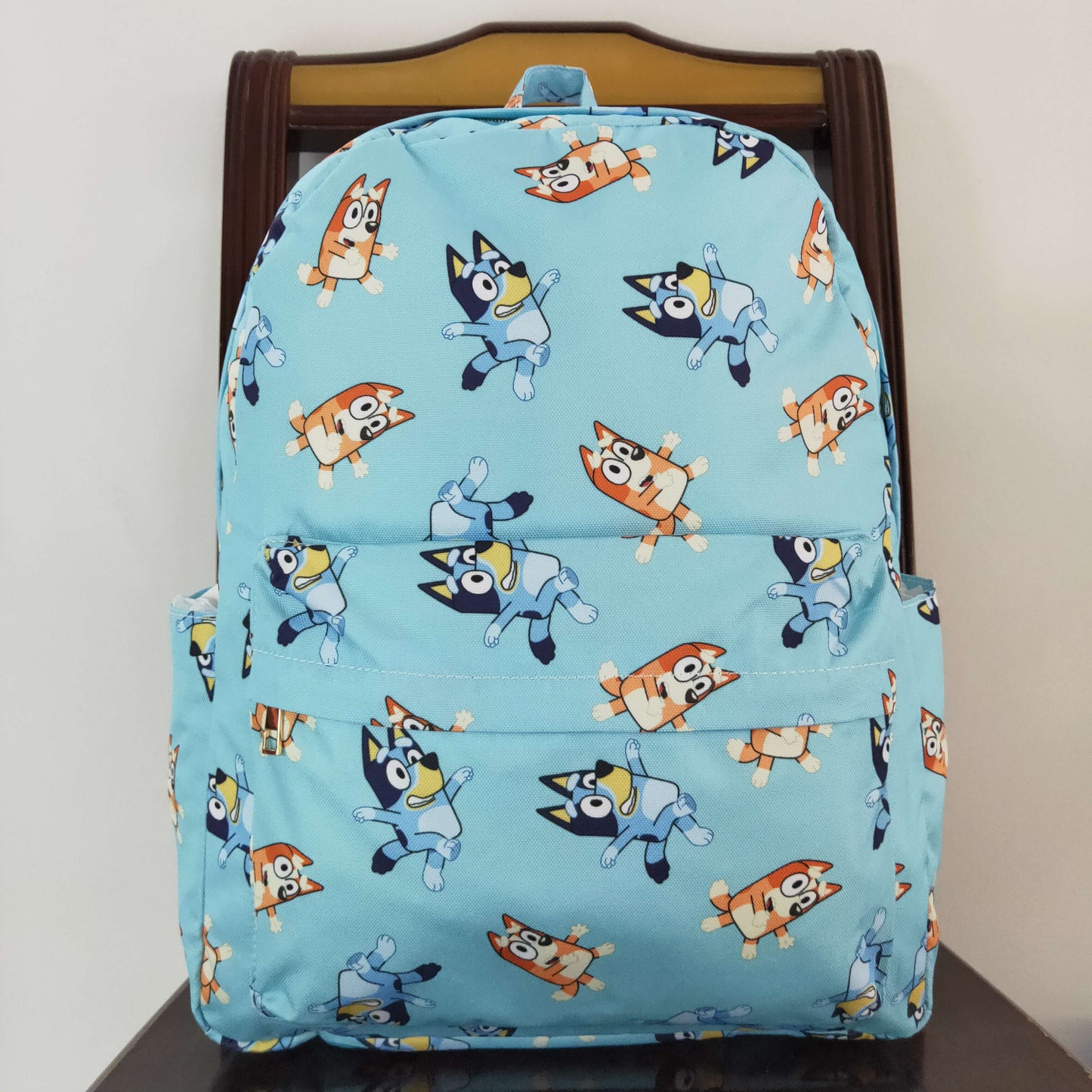 BA0195  10*13.9*4 inches western bluey dog ackpack cartoon bag 202405 RTS