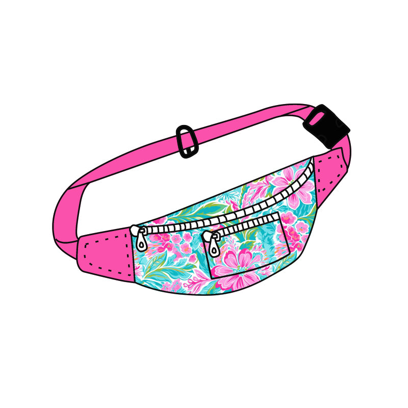 BA0204 TS preorder the Fanny pack 13*5.7*3 inches Waist Bag 202403 flower