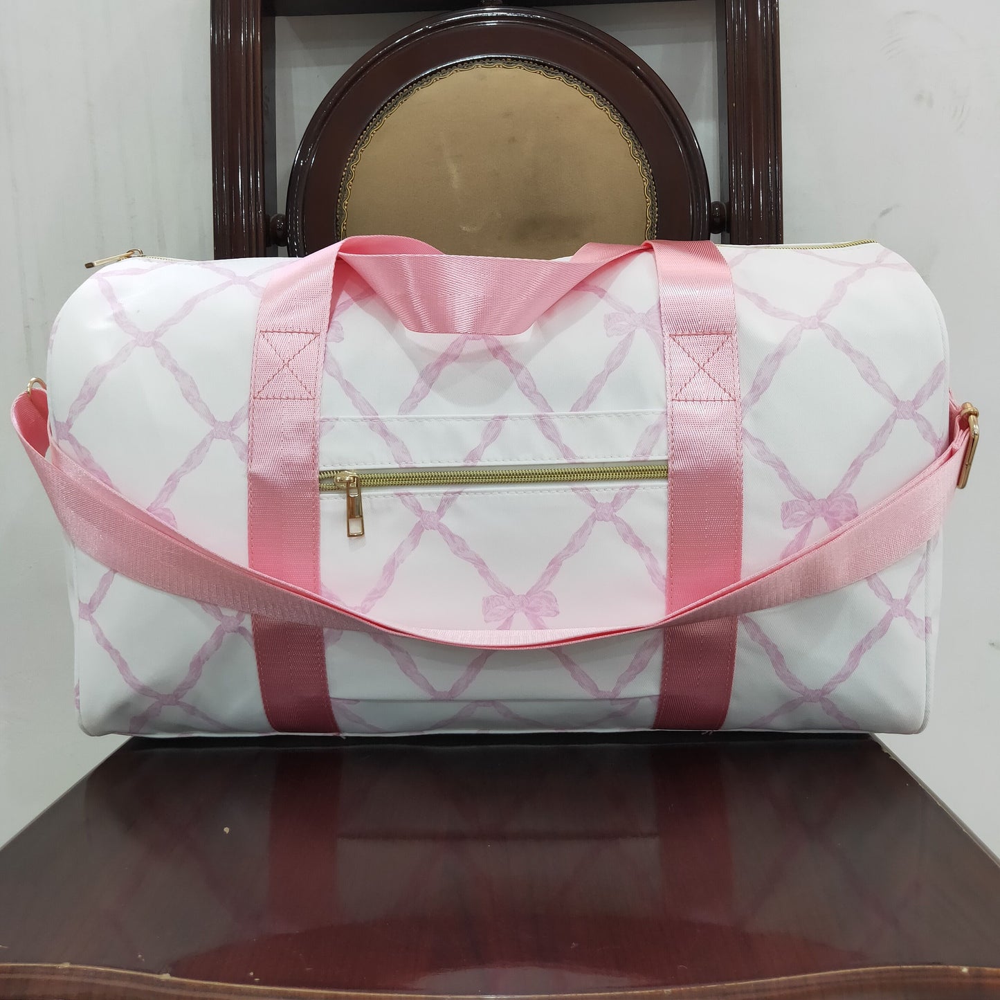 BA0226 bow pink handbag bag  10*13.9*4 inches 202407 RTS