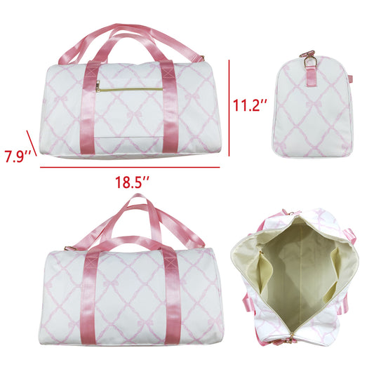 BA0226 bow pink handbag bag  7.9*11.2*18.5 inches 202412 RTS